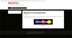 Desktop Screenshot of printerfox.it